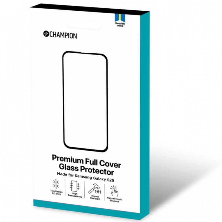 Champion Skärmskydd Galaxy S26 Svart