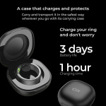KSIX Smart Ring Saturn Svart - XXS