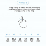 KSIX Smart Ring Saturn Svart - XXS