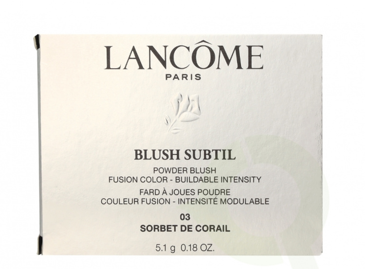 Lancome Blush Subtil Powder Blush 5.1 g #03 Sorbet De Corail