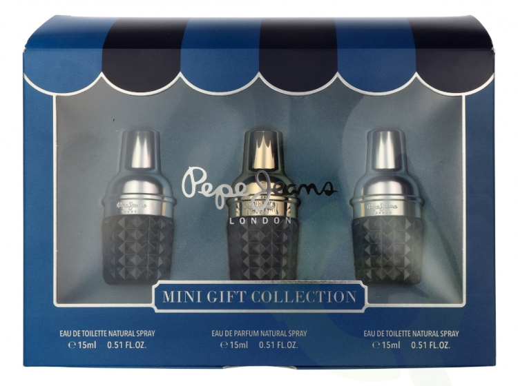 Pepe Jeans For Him Giftset 45 ml Life Is Now 15ml/Cocktail 15ml/Celebrate 15ml