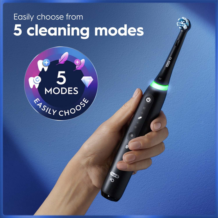 Oral B Eltandborste iO5 Matt Black/QuiteWhite Duo, TC