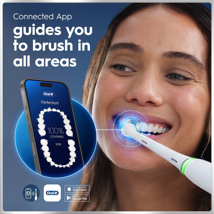 Oral B Eltandborste iO6 Grey Opal, 1 Extra Refill