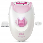 Braun Epilator Silk·épil 3 med sladd, Långvarigt Slät Hud, 3-031, Rosa