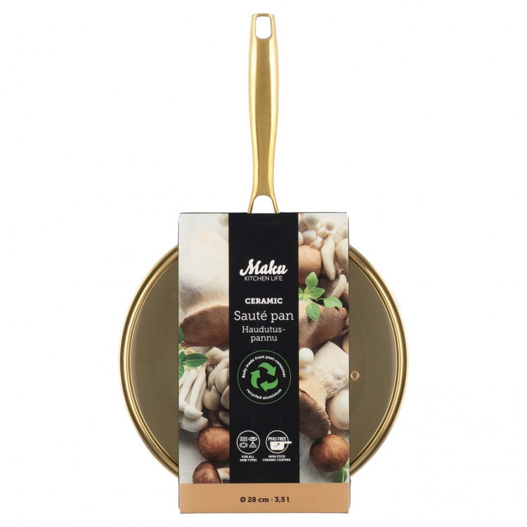 Maku Sautépanna Maku beige 28 cm 3,5 L