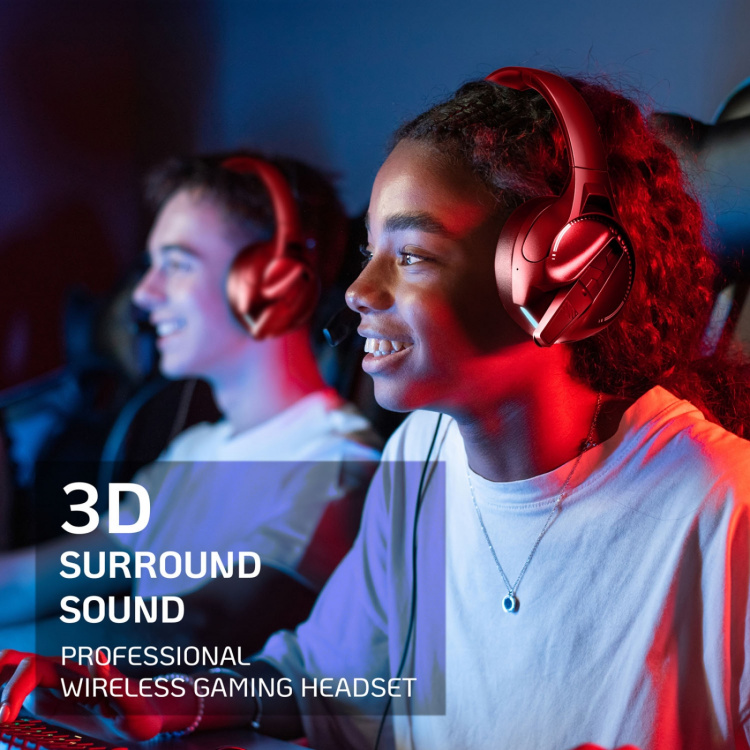 LogiLink Gamingheadset Trådlöst Bluetooth 6.0 Svart