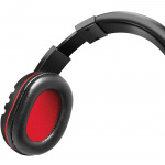 LogiLink Gamingheadset USB Svart/Röd