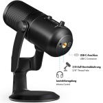 LogiLink Mikrofon USB Riktad/Rundstrålande NRC RGB Svart