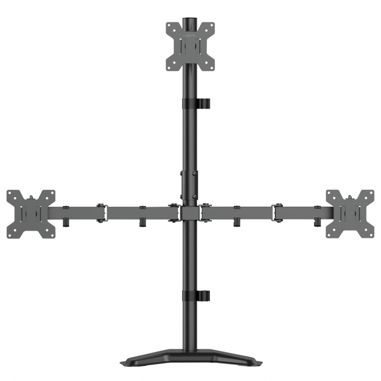 LogiLink Monitorfäste/fot Trippel 17-32