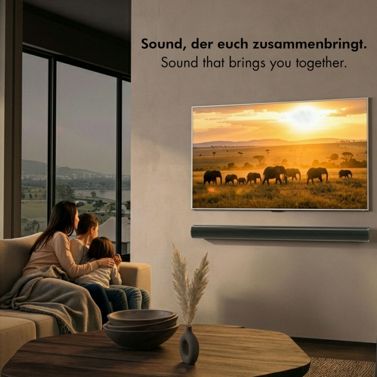 LogiLink Väggfäste för soundbar Sonos Arc / Sonos Arc Ultra Svart