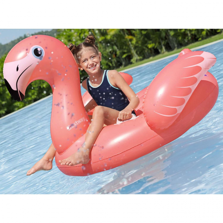 Bestway Badmadrass Fancy Flamingo 1,38 x 1,07 m