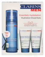 Clarins Men Hydration Essentials Set 110.9 ml Super Moisture Balm 50ml/Shampoo & Shower Gel 30ml/Facial Cleanser 30ml/Double Serum Eye 0,9ml