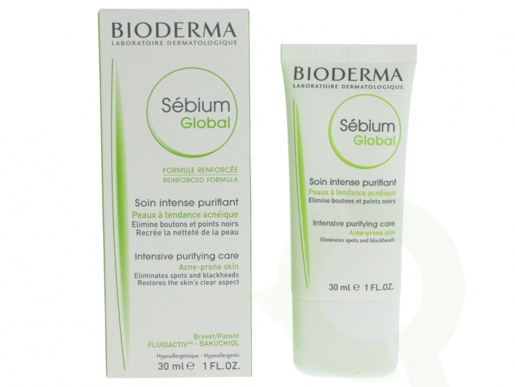 Bioderma Sebium Global 30 ml Intense Purifying Care, Acne-Prone Skin