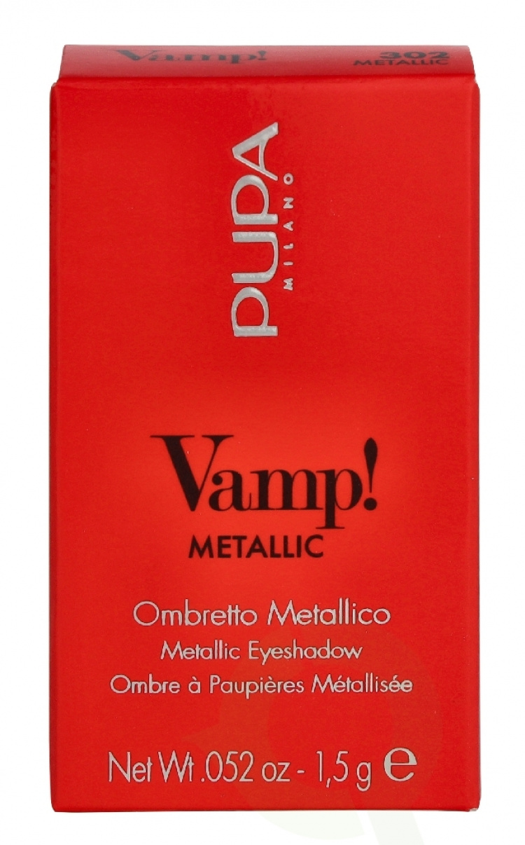 Pupa Milano Pupa Vamp! Metallic Eyeshadow 1.5 g #302 Pure Silver
