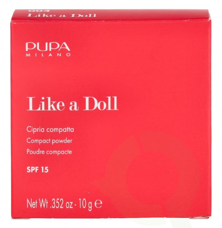 Pupa Milano Pupa Like A Doll Nude Skin Compact Powder SPF15 10 g #04 Warm Beige