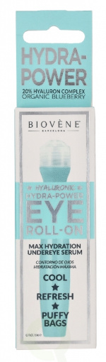 Biovene Hydrate-Power Eye Roll-On Device 15 ml Organic Blueberry
