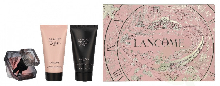 Lancome La Nuit Tresor Giftset 130 ml eDP Spray 30ml/Body Lotion 50ml/Shower Gel 50ml
