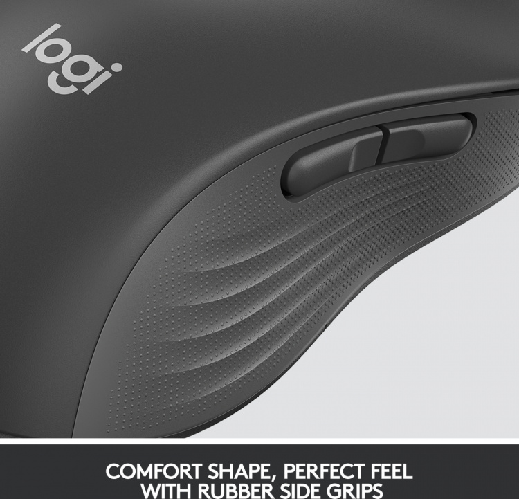 Logitech Signature M650 L LEFT – trådlös mus, svart