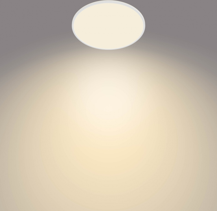 Philips Superslim CL550 taklampa, rund, vit, 3600 lm, 2700K