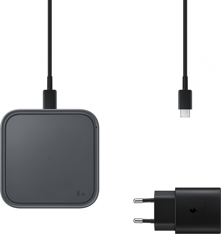 Samsung Pad Charger 15 W – trådlös laddningsstation, svart
