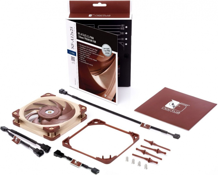 Noctua NF-A12x25 LS-PWM-fläkt, 120 mm