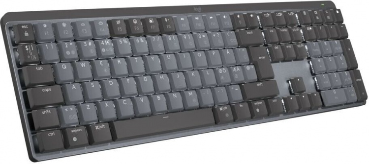 Logitech MX Keys Mechanical Wireless-tangentbord, linjära brytare