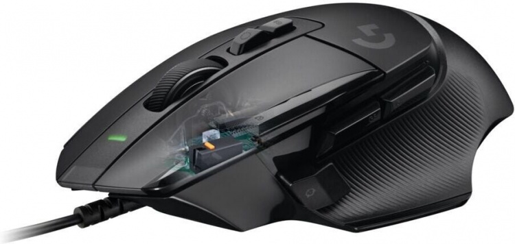 Logitech G502 X-spelmus, svart