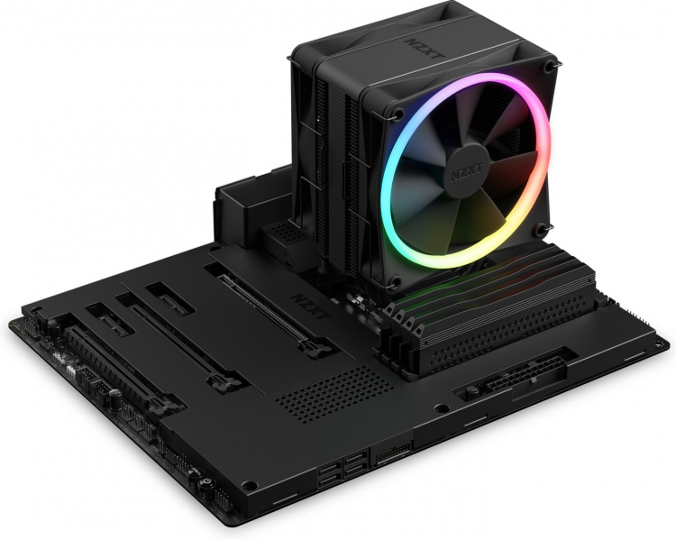 NZXT T120 RGB-processorkylare, svart 