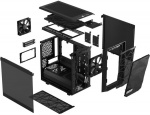 Fractal Design Meshify 2 Nano Mini-ITX-chassi, svart