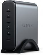 Satechi 200 W USB-C 6-portars GaN-laddare – strömförsörjning