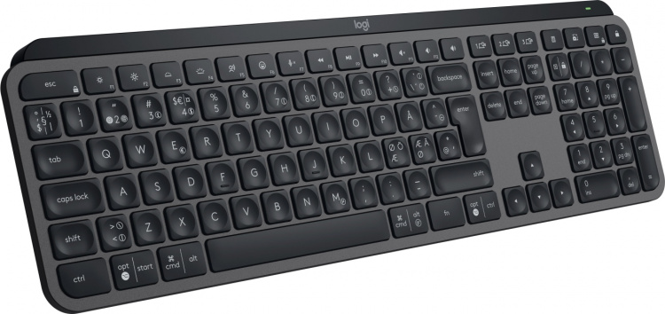 Logitech MX Keys S-tangentbord, grafitgrå