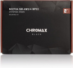 Noctua NM-AM5/4-MP83 chromax.black mounting kit – monteringssats för processorkylare, svart
