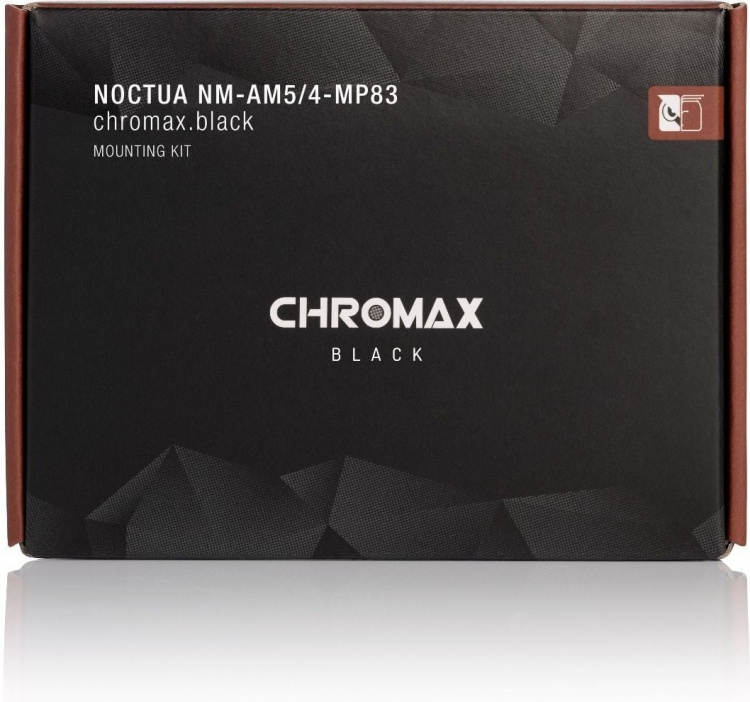 Noctua NM-AM5/4-MP83 chromax.black mounting kit – monteringssats för processorkylare, svart