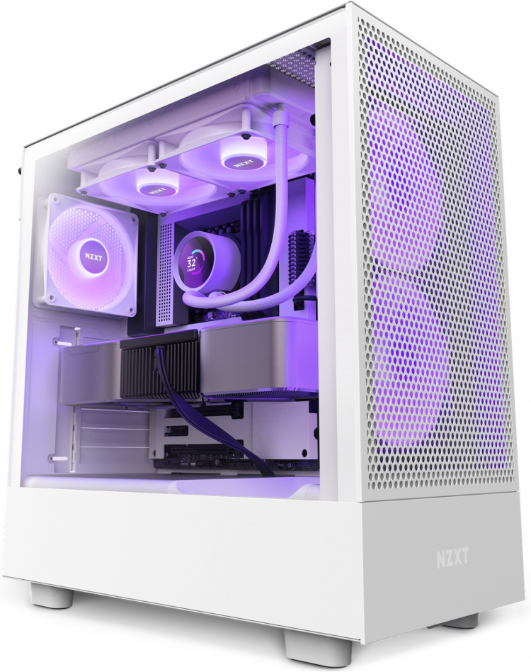 NZXT Kraken 240 RGB – vätskekylningssystem, vitt