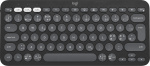 Logitech Pebble Keys 2 K380s-tangentbord, grått