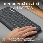 Logitech Pebble Keys 2 K380s-tangentbord, grått
