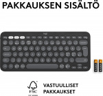 Logitech Pebble Keys 2 K380s-tangentbord, grått