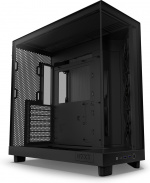 NZXT H6 Flow ATX-chassi med panoramafönster, svart I utformningen