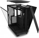 NZXT H6 Flow ATX-chassi med panoramafönster, svart I utformningen