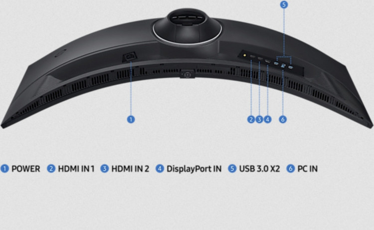 Samsung Odyssey G9 G95C 49-tums spelskärm