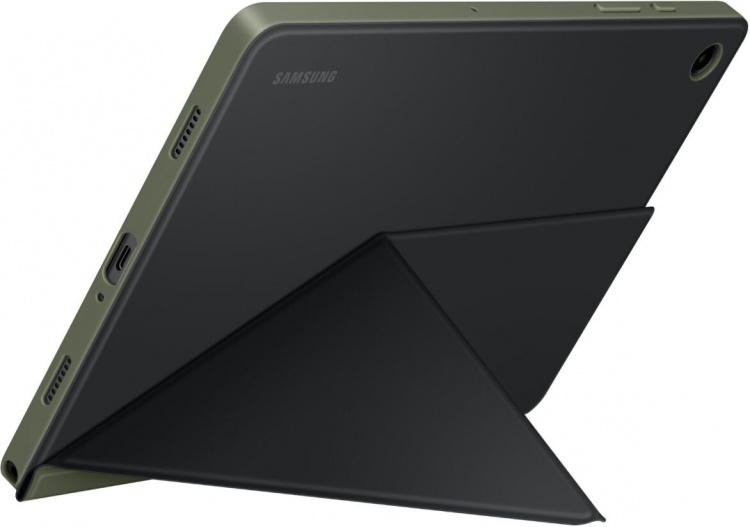 Samsung Galaxy Tab A9+ Book Cover-skyddsfodral, svart