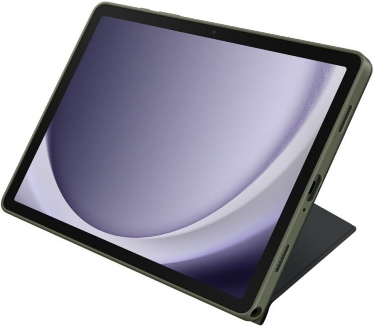 Samsung Galaxy Tab A9+ Book Cover-skyddsfodral, svart
