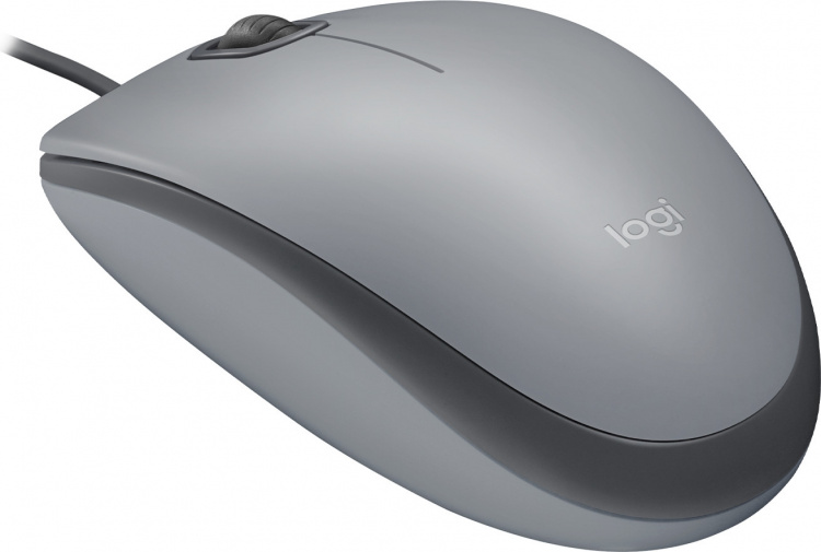 Logitech M110 Silent-mus, grå