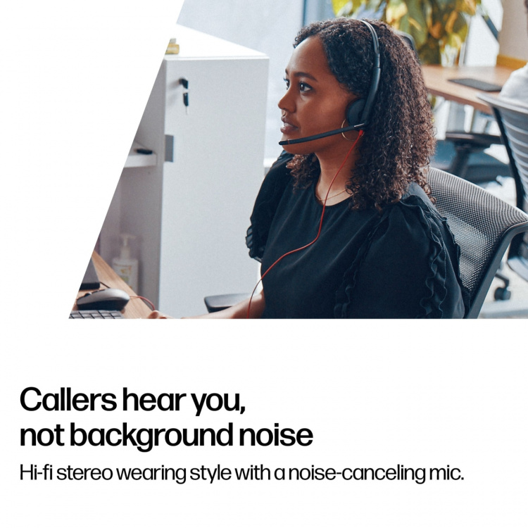 poly Blackwire 3320 stereomikrofon med headset, USB-C, Microsoft Teams-certifierad (8X220AA)