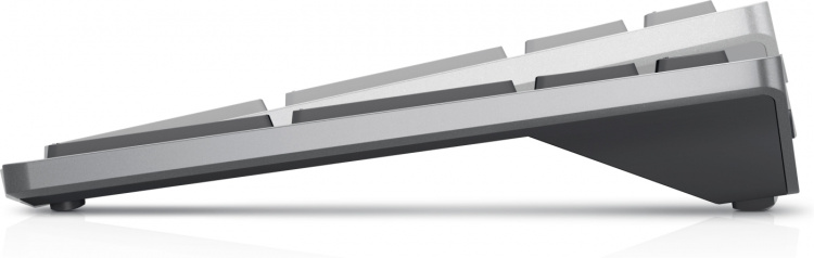 Dell Compact Multi-Device Wireless Keyboard KB740 – trådlöst tangentbord, grått.