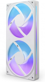 NZXT F240 RGB CORE-fläkt, 2 × 120 mm, vit