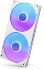 NZXT F240 RGB CORE-fläkt, 2 × 120 mm, vit