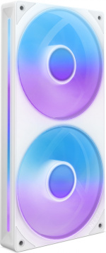 NZXT F240 RGB CORE-fläkt, 2 × 120 mm, vit