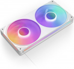 NZXT F240 RGB CORE-fläkt, 2 × 120 mm, vit