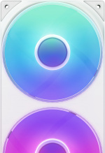 NZXT F360 RGB CORE-fläkt, 3 × 120 mm, vit 